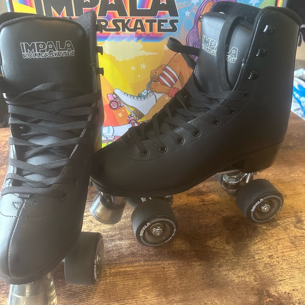 Black Roller Skates